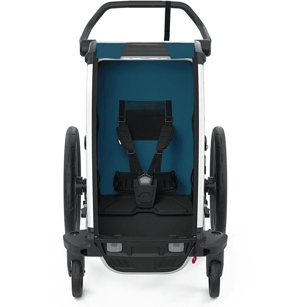 THULE Kinderfietskar Chariot Cross 1 Majolica Blauw 5 THULE Kinderfietskar Chariot Cross 1 Majolica Blauw - Afbeelding 3