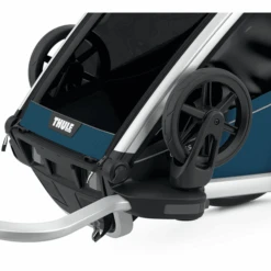 THULE Kinderfietskar Chariot Cross 1 Majolica Blauw 11 THULE Kinderfietskar Chariot Cross 1 Majolica Blauw -Kinderwagenwinkel thule kinderfietskar chariot cross 1 majolica blauw a305454 4