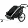 THULE Kinderfietskar Chariot Lite 2 Agave -Kinderwagenwinkel thule kinderfietskar chariot lite 2 agave a305461